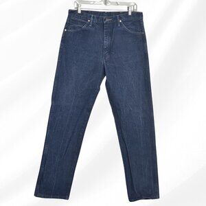 2/$20 Wrangler Blue Jeans Mens Size 34x33 Classic Fit Denim Gently Used